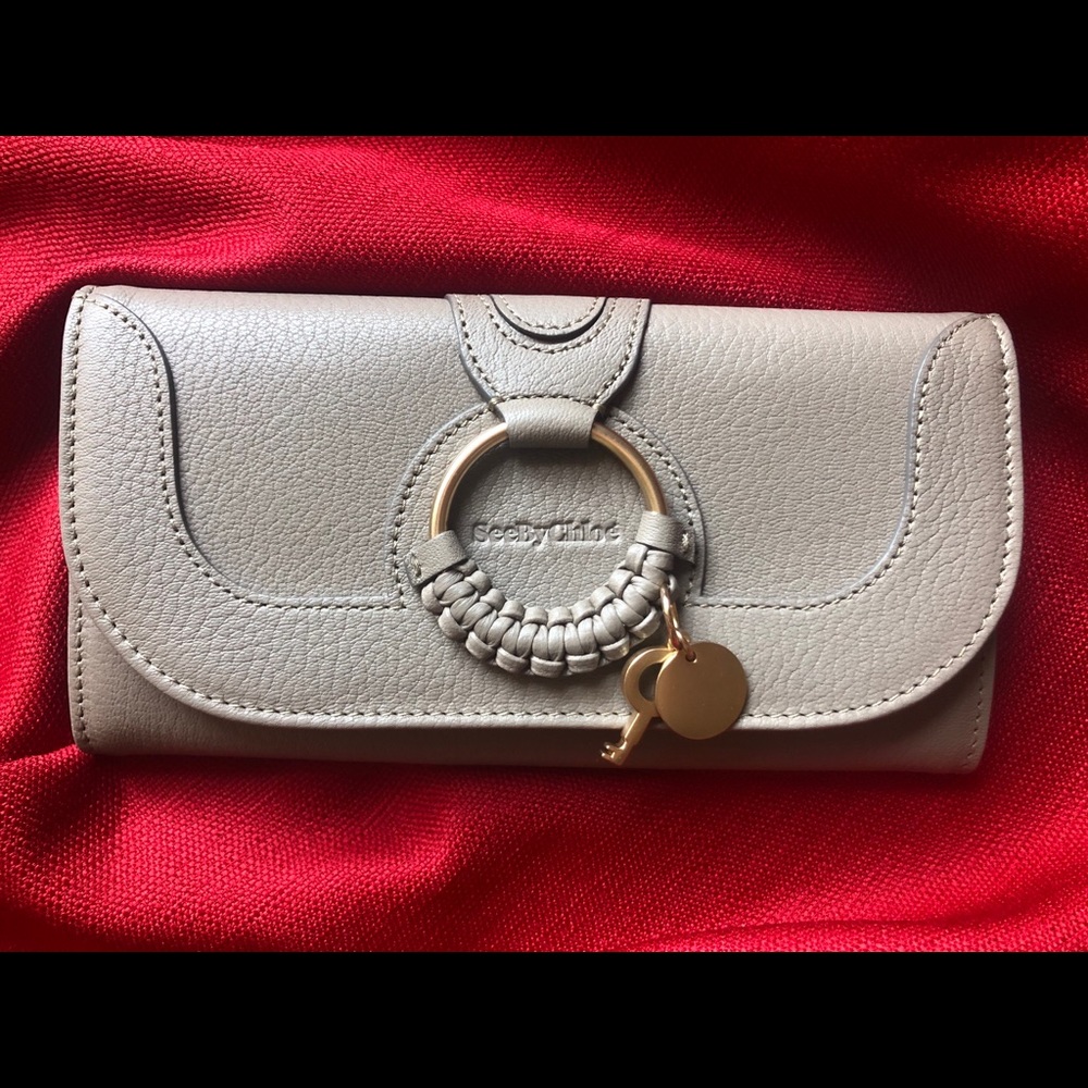 See by Chloe wallet - goat skin/cotton